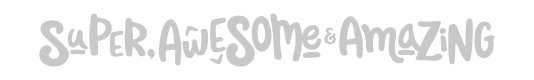 Super, Awesome & Amazing Logo